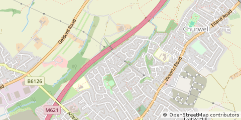 Map of Leeds