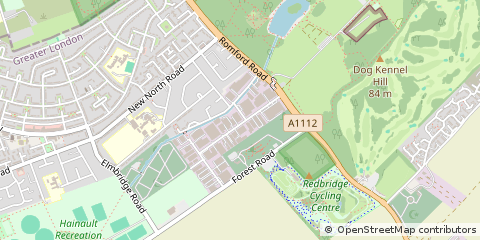 Map of Ilford, Essex