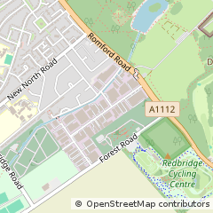 Map of Ilford, Essex
