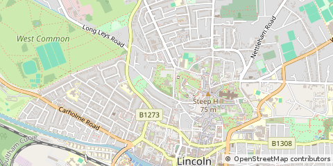 Map of Lincoln