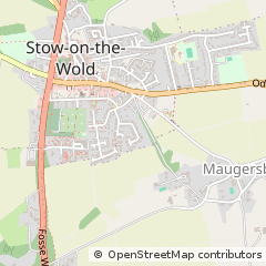 Map of Stow on the Wold, Gloucestershire
