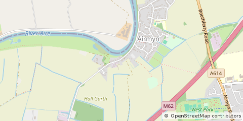 Map of Airmyn, Goole