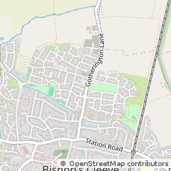 Map of Cheltenham, Gloucestershire