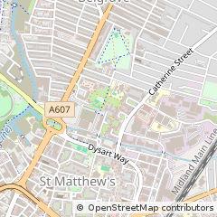 Map of Leicester