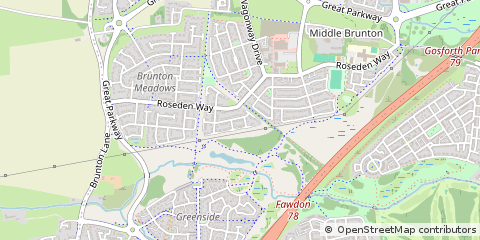 Map of Newcastle Upon Tyne