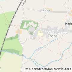 Map of Trent, Dorset