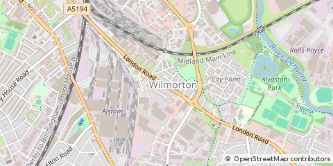 Map of Derby