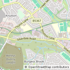 Map of Newcastle Under Lyme, Staffordshire
