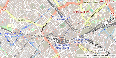 Map of Birmingham