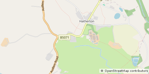 Map of Nantwich, Cheshire