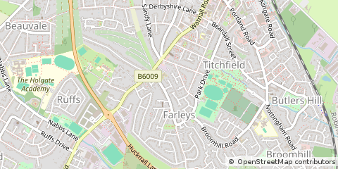Map of Nottingham
