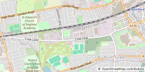Map of Romford