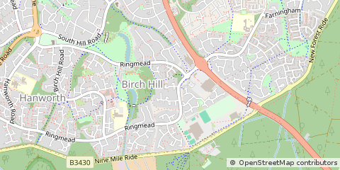Map of Bracknell