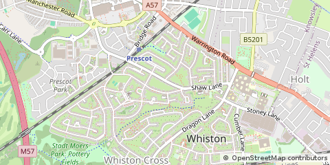 Map of Prescot