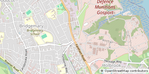 Map of Gosport, Hampshire