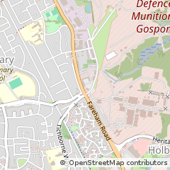 Map of Gosport, Hampshire
