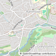 Map of Sheffield