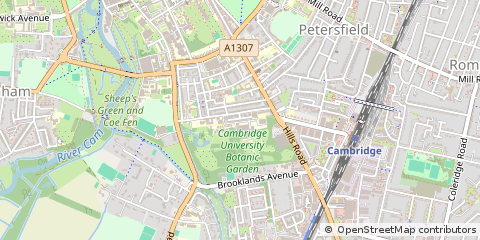 Map of Cambridge