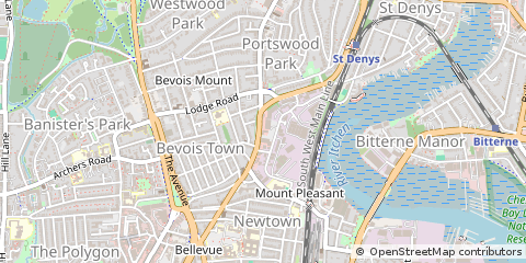Map of Southampton