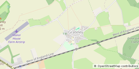 Map of Andover, Hampshire