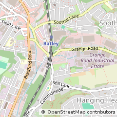 Map of Batley, West Yorkshire