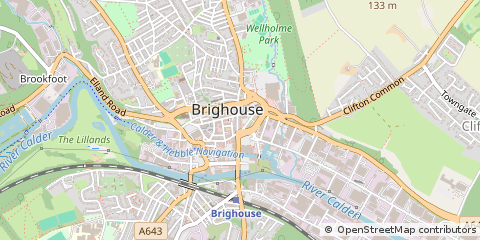 Map of Brighouse