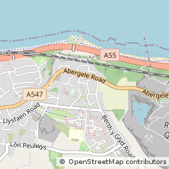 Map of Colwyn BAY