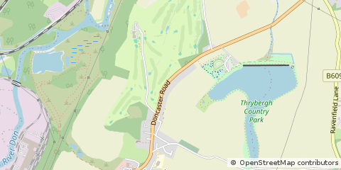 Map of Rotherham, South Yorkshire