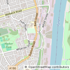 Map of Newcastle Upon Tyne