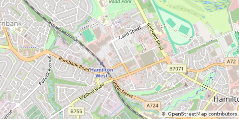 Map of Lanarkshire