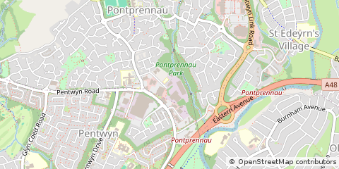 Map of Cardiff