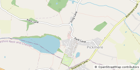Map of Knutsford, Cheshire