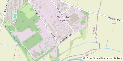 Map of Wetherby, West Yorkshire