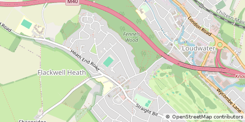 Map of High Wycombe