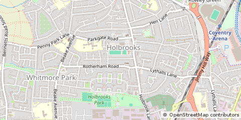 Map of Coventry