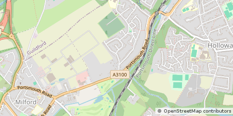 Map of Surrey