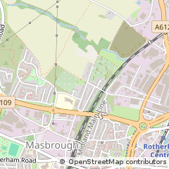 Map of Rotherham