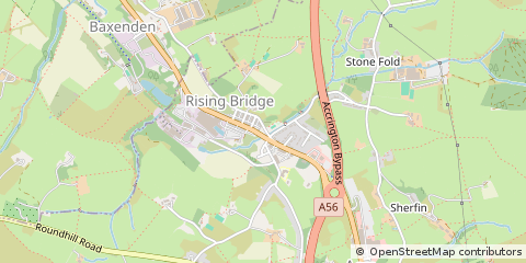 Map of Near Accrington, Lancs