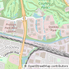 Map of Uxbridge, Greater London