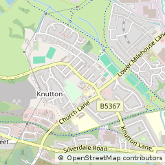 Map of Newcastle, Staffordshire