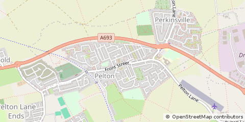 Map of Chester LE Street, County Durham