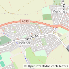 Map of Chester LE Street, County Durham