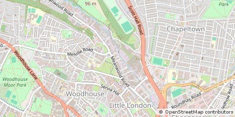 Map of Leeds