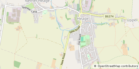 Map of Derbyshire
