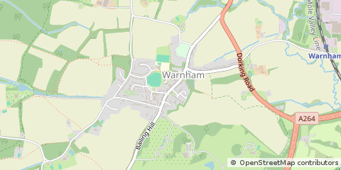 Map of Horsham
