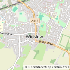Map of Winslow, Buckinghamshire