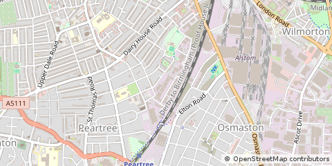 Map of Derby