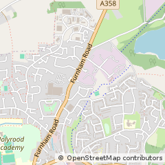 Map of Chard, Somerset