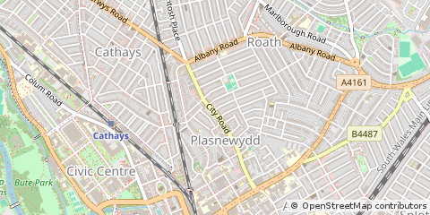 Map of Cardiff