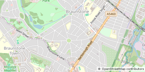 Map of Leicester